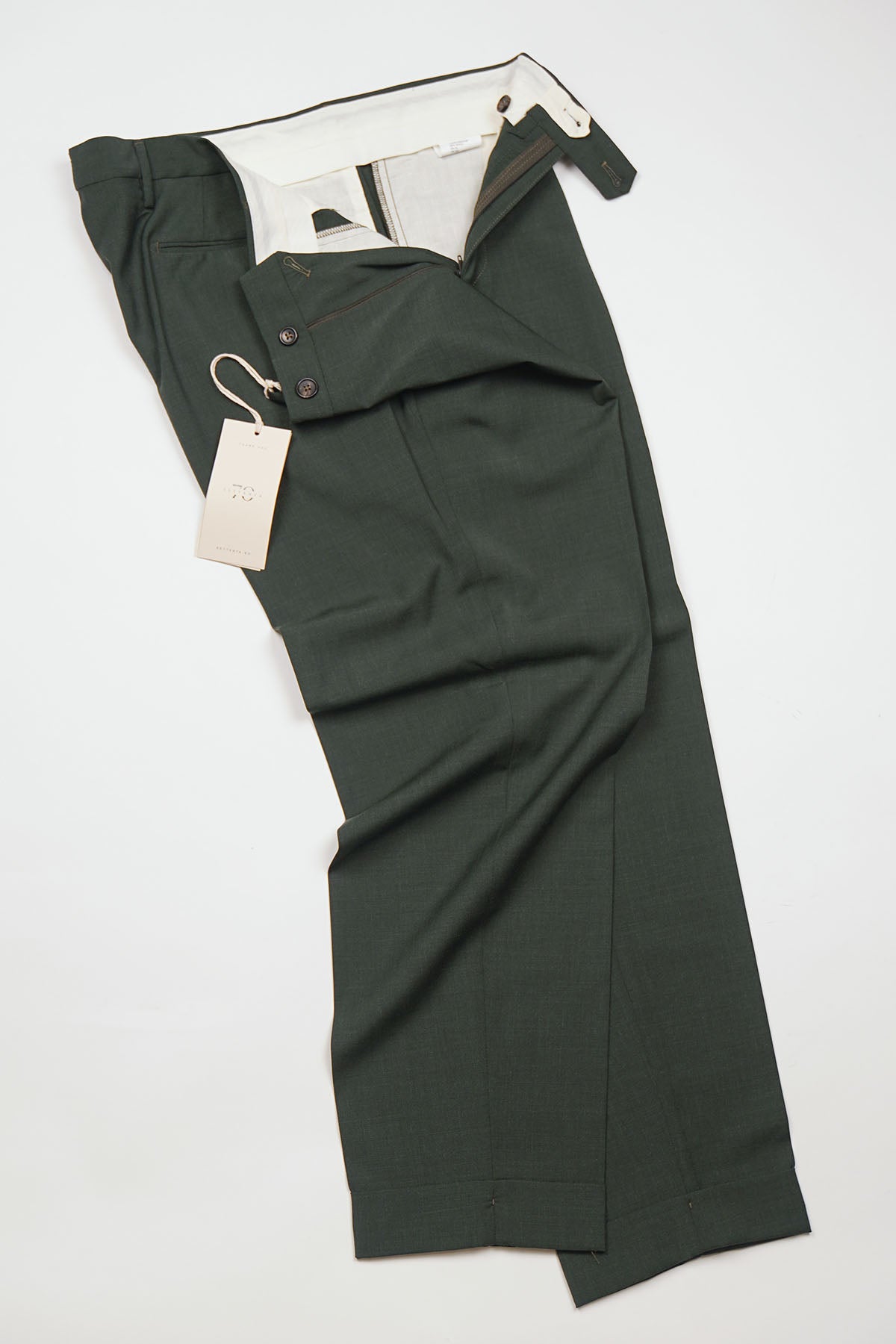 Pantalone ERNESTO Lana - Oliva