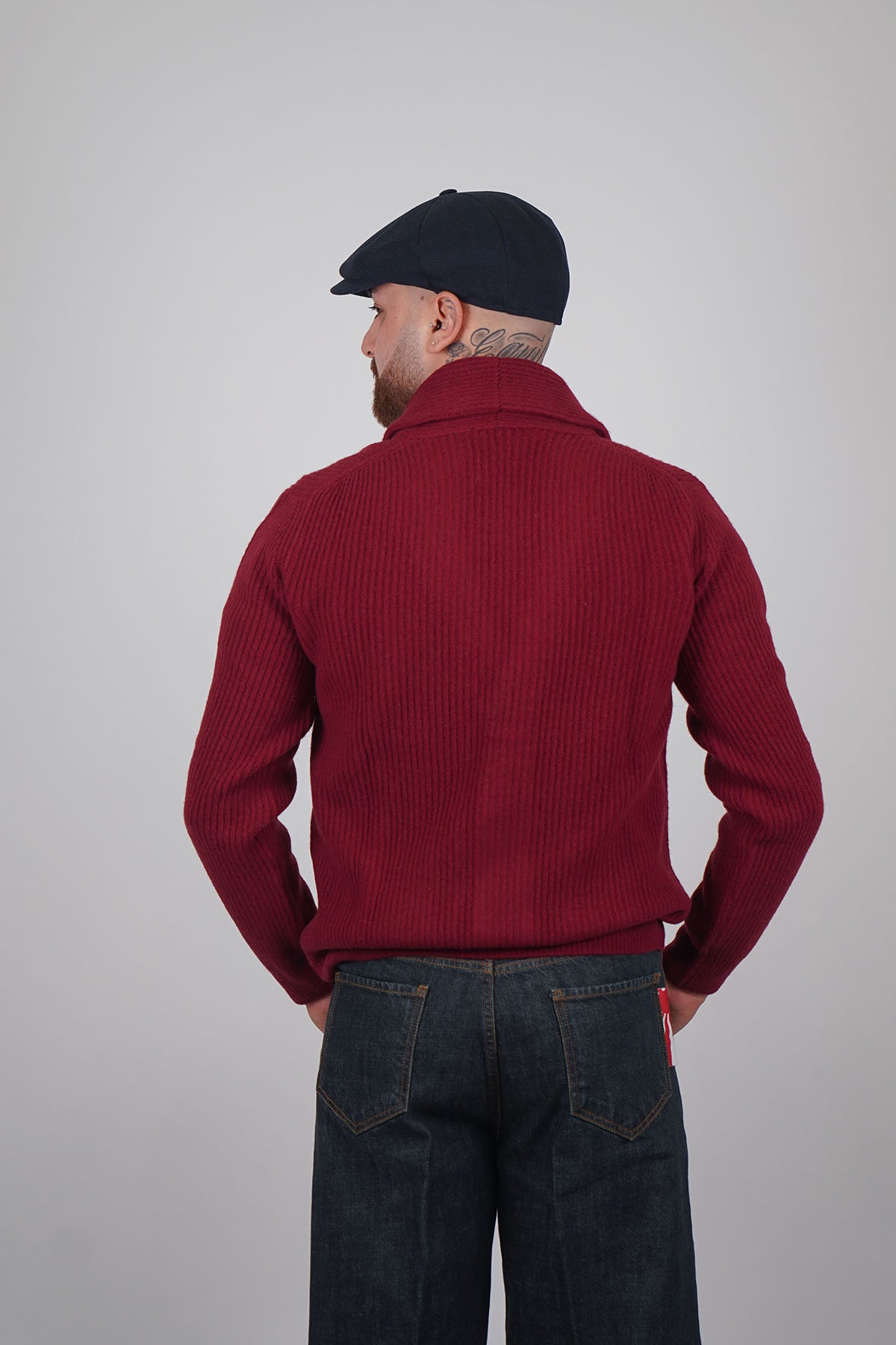 Cardigan Scialle GENPAKU Maglia Inglese