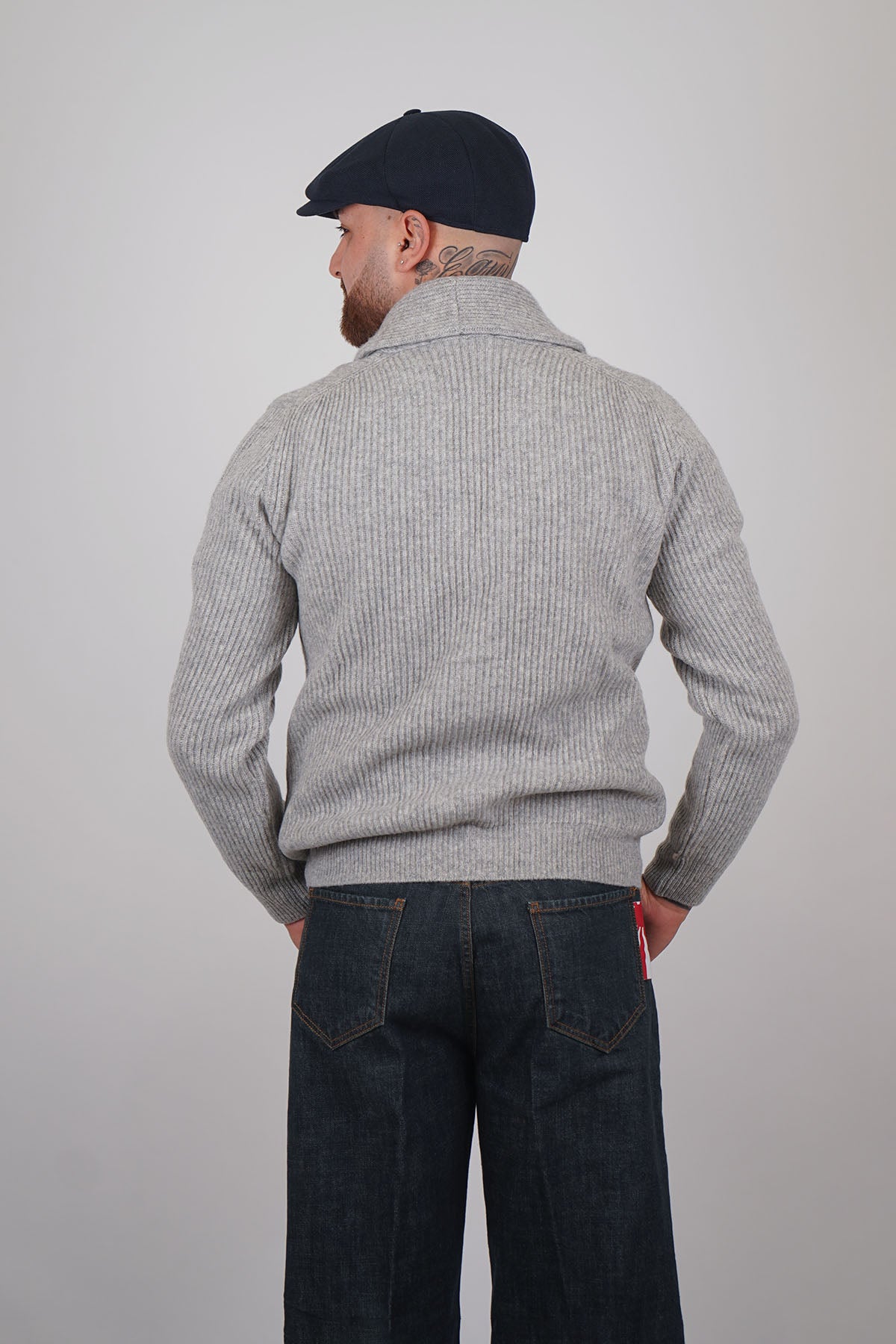 Cardigan Scialle GENPAKU Maglia Inglese