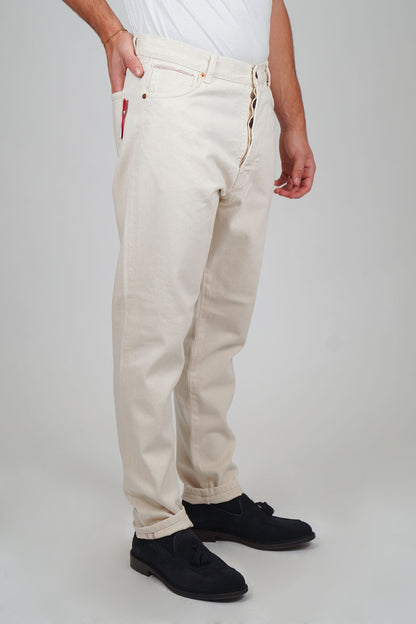Jeans GORO Cimosato - Slim Fit Beige