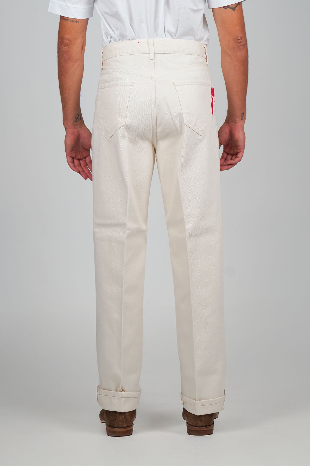Jeans GORO Cimosato - Straight Fit Beige