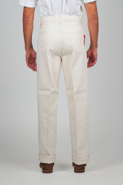 Jeans GORO Cimosato - Straight Fit Beige