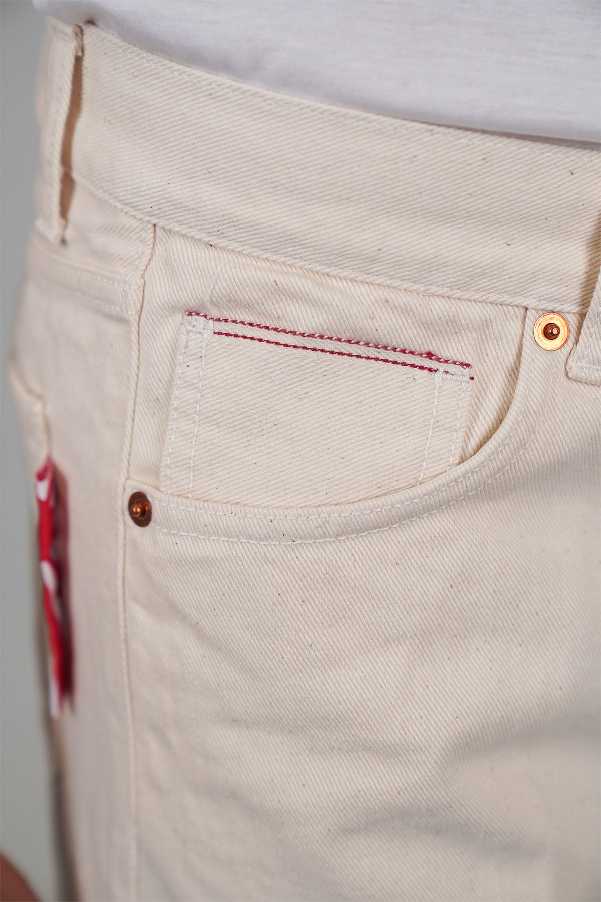 Jeans GORO Cimosato - Straight Fit Beige