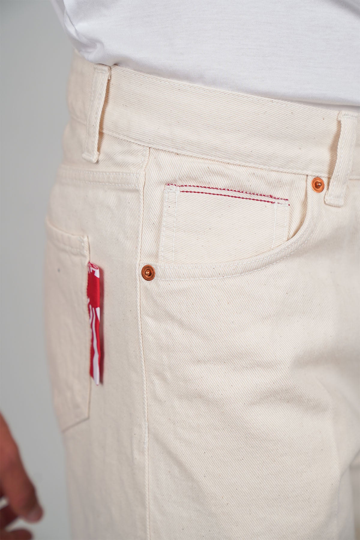 Jeans GORO Cimosato - Straight Fit Beige
