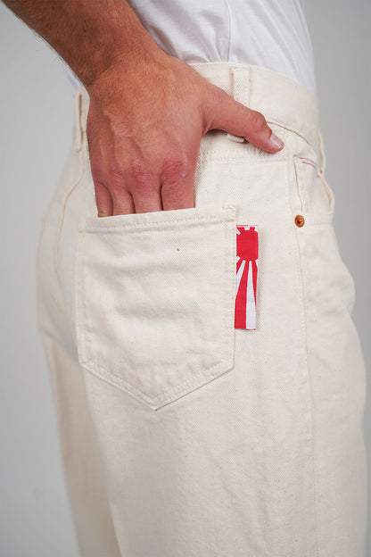 Jeans GORO Cimosato - Straight Fit Beige