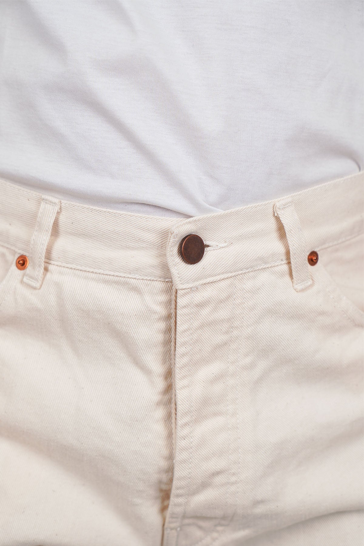 Jeans GORO Cimosato - Straight Fit Beige