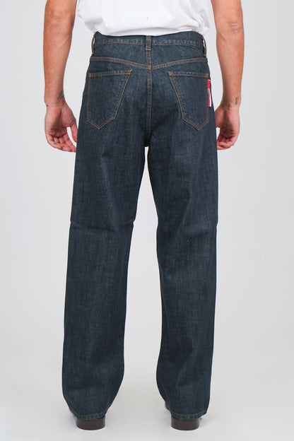 Jeans GORO Cimosato - Wide Fit Lavaggio Zero