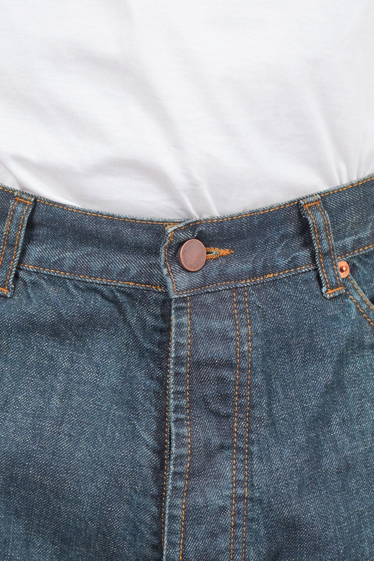 Jeans GORO Cimosato - Wide Fit Lavaggio Zero