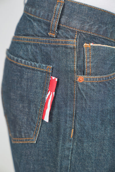 Jeans GORO Cimosato - Wide Fit Lavaggio Zero