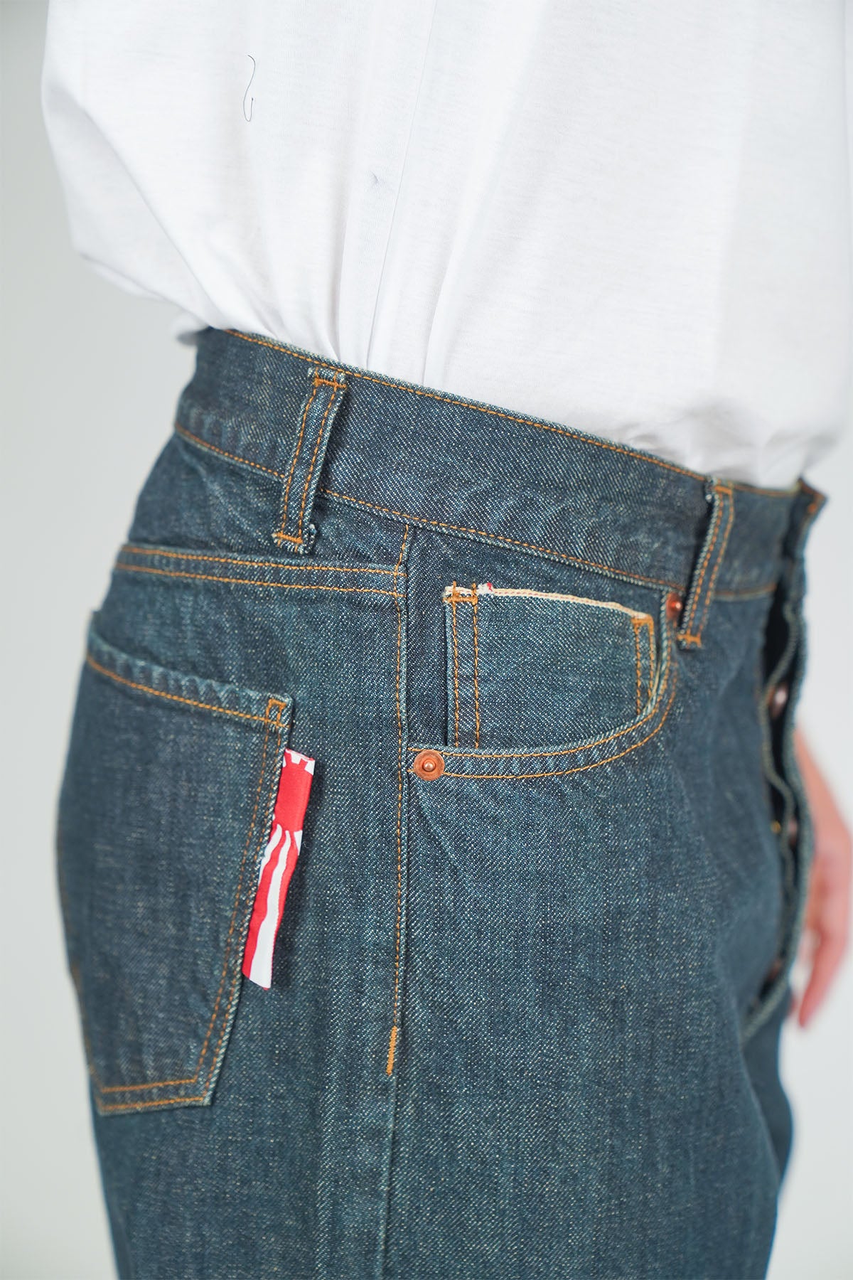 Jeans GORO Cimosato - Wide Fit Lavaggio Zero