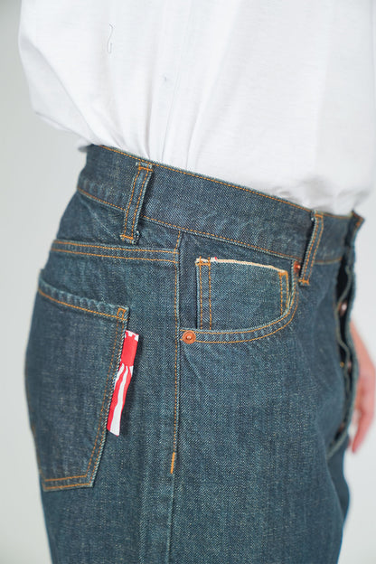 Jeans GORO Cimosato - Wide Fit Lavaggio Zero