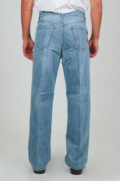 Jeans GORO Cimosato - Wide Fit Lavaggio Stone