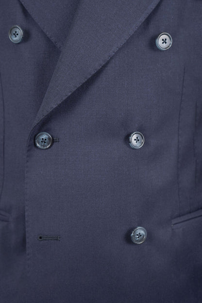 Giacca HIKARI Rifinito due Petti - Blue