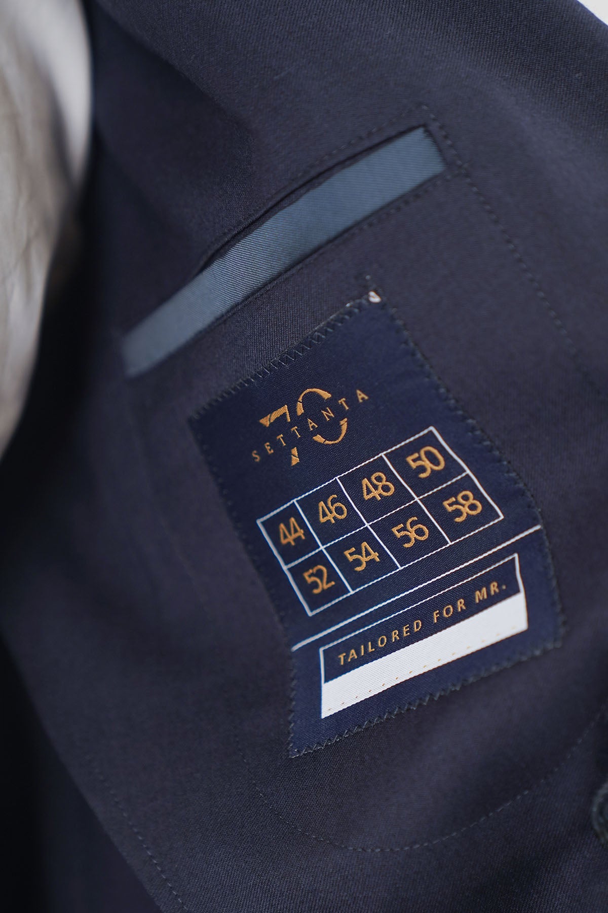 Giacca HIKARI Rifinito due Petti - Blue