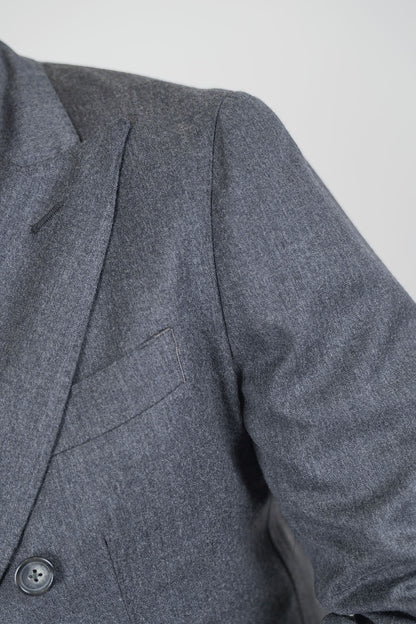 Giacca HIKARI Rifinito due Petti - Grigio