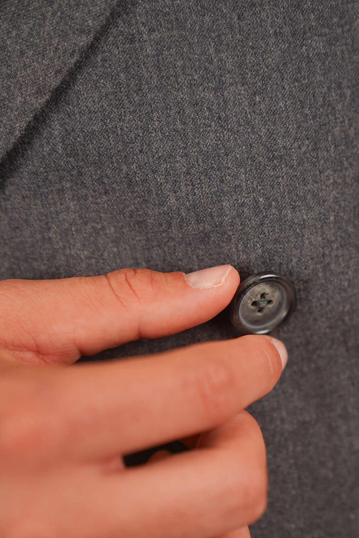 Giacca HIKARI Rifinito due Petti - Grigio