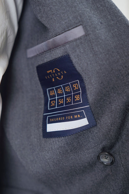 Giacca HIKARI Rifinito due Petti - Grigio