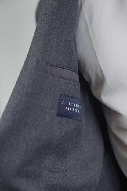 Giacca HIKARI Rifinito due Petti - Grigio