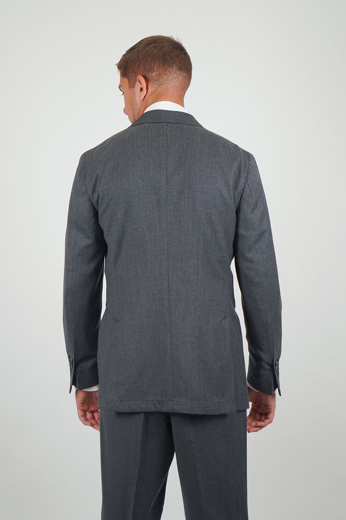 Giacca HIKARI Rifinito due Petti - Grigio