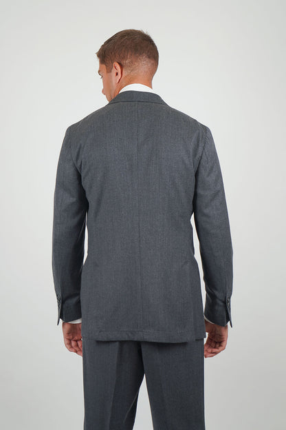 Giacca HIKARI Rifinito due Petti - Grigio