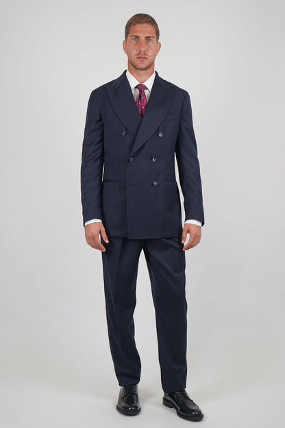 Giacca HIKARI Rifinito due Petti - Blue