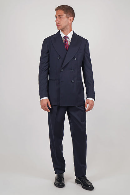 Giacca HIKARI Rifinito due Petti - Blue