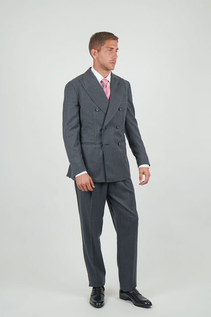 Giacca HIKARI Rifinito due Petti - Grigio