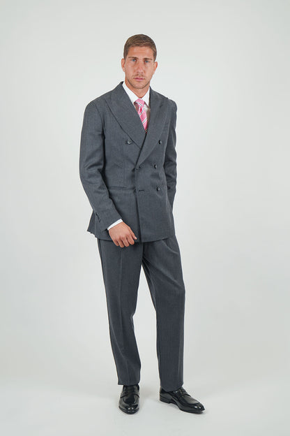 Giacca HIKARI Rifinito due Petti - Grigio