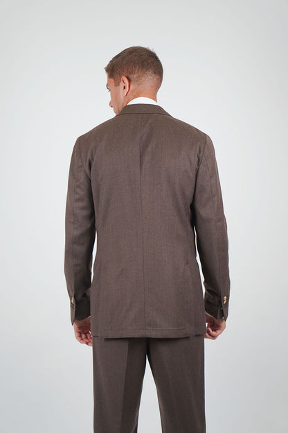 Giacca HIKARI Rifinito due Petti - Tortora