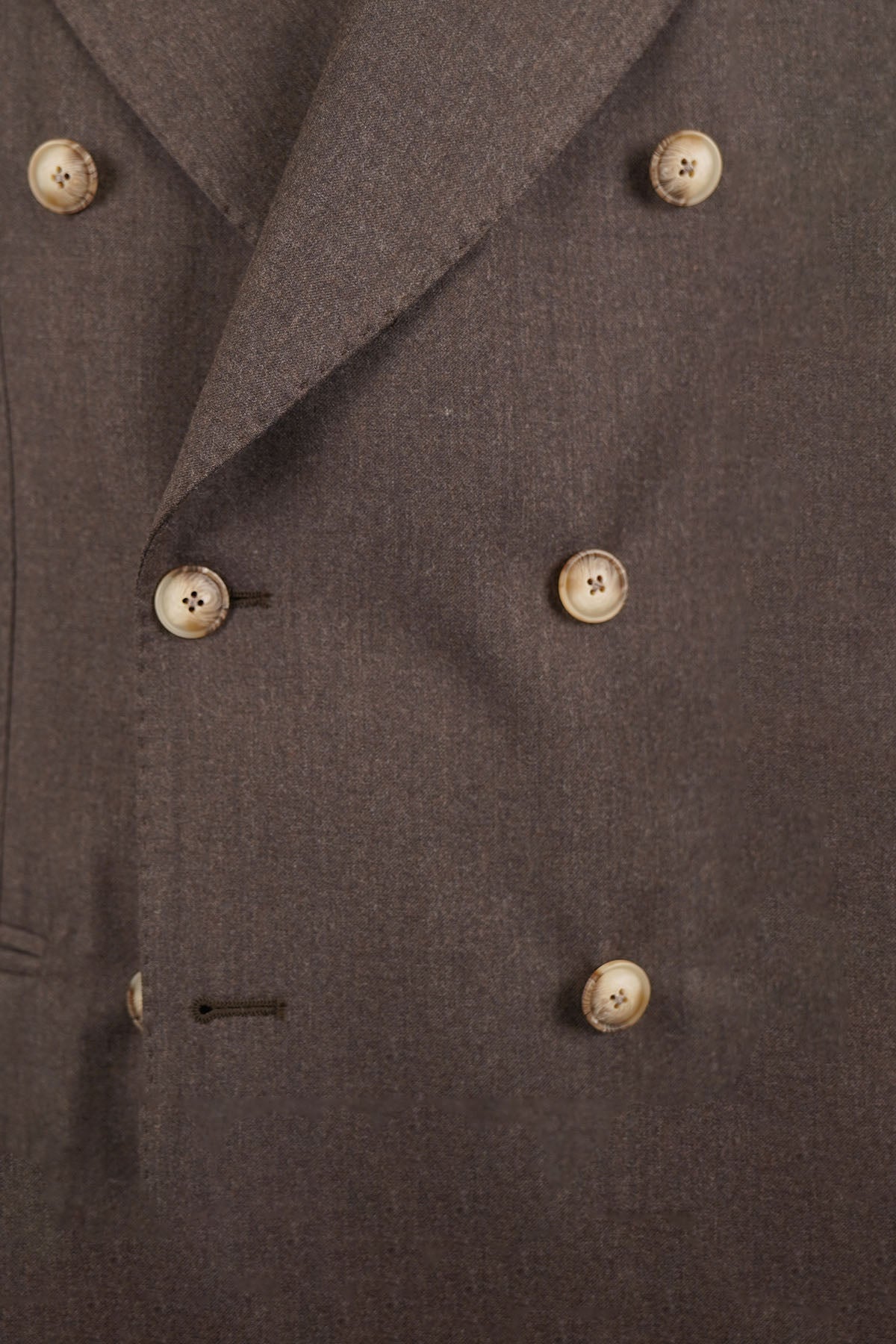 Giacca HIKARI Rifinito due Petti - Tortora