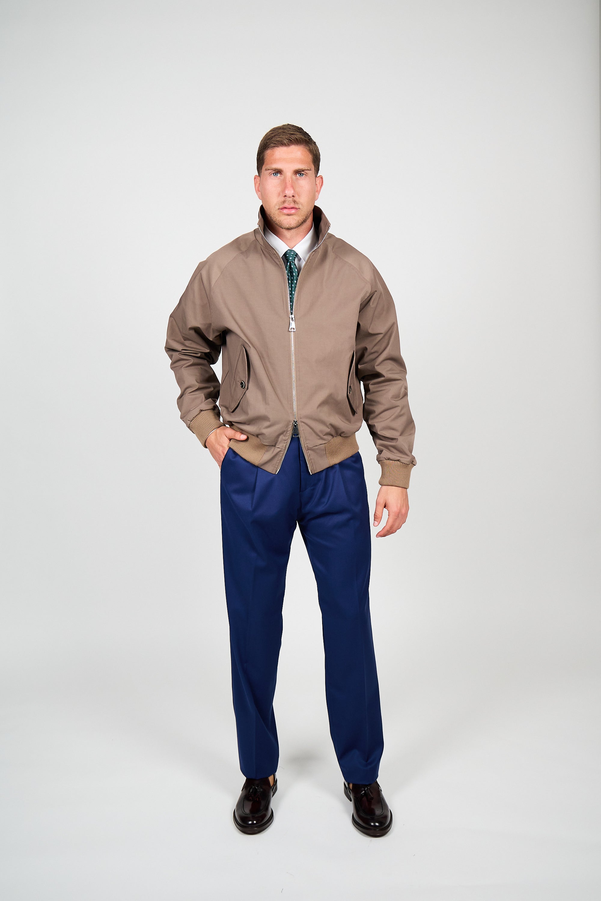 Giacca Bomber KITETTO College - Beige