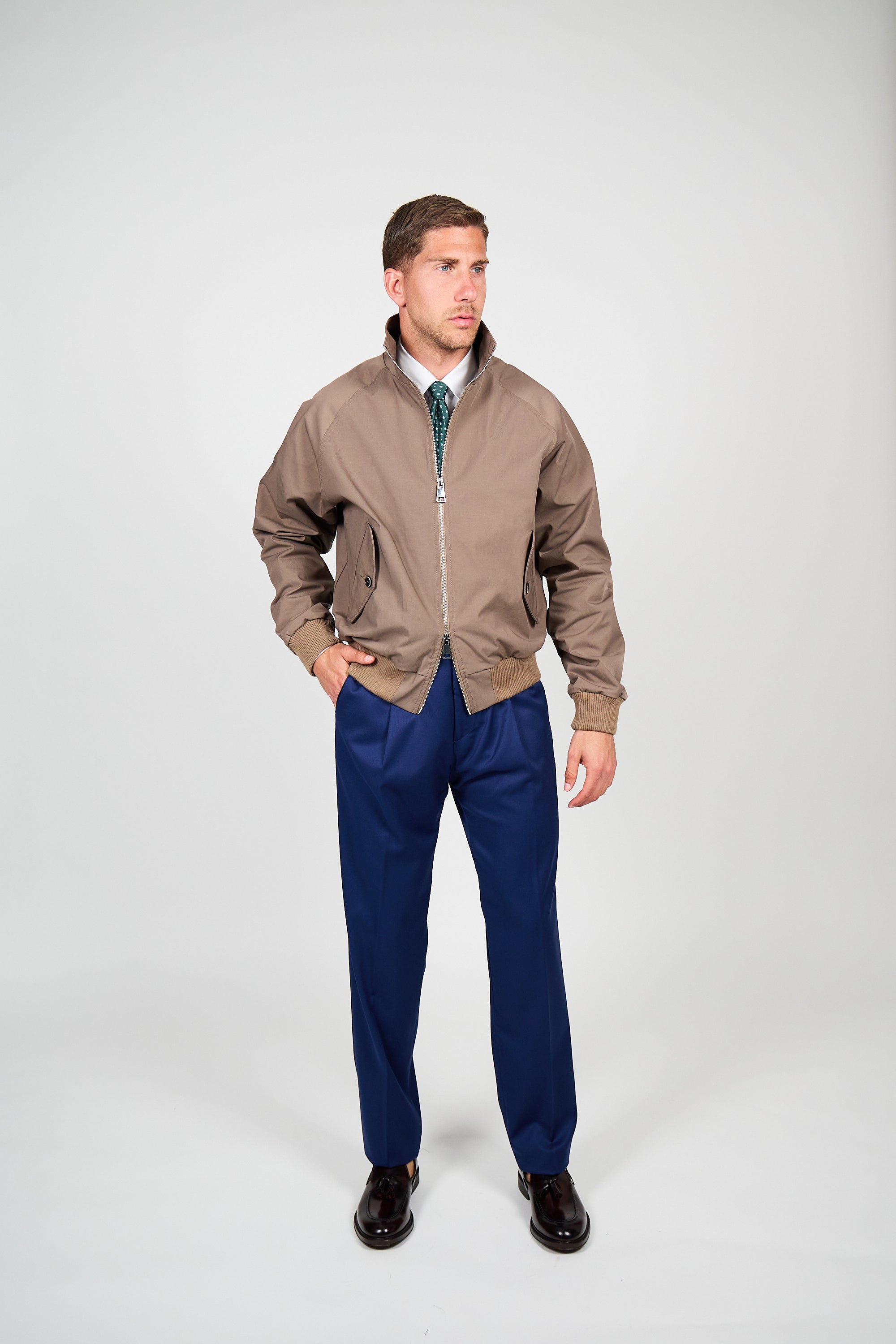 Giacca Bomber KITETTO College - Beige