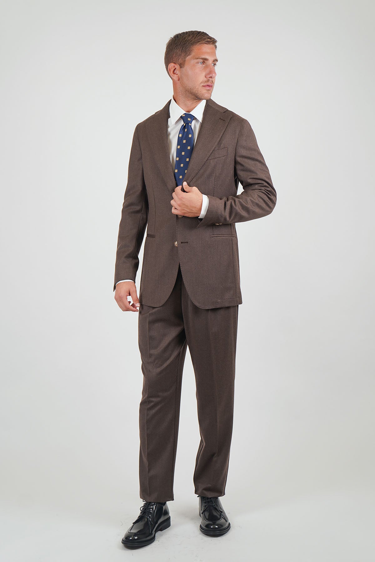 Pantalone KEGO Rifinito 2 Pinces - Tortora