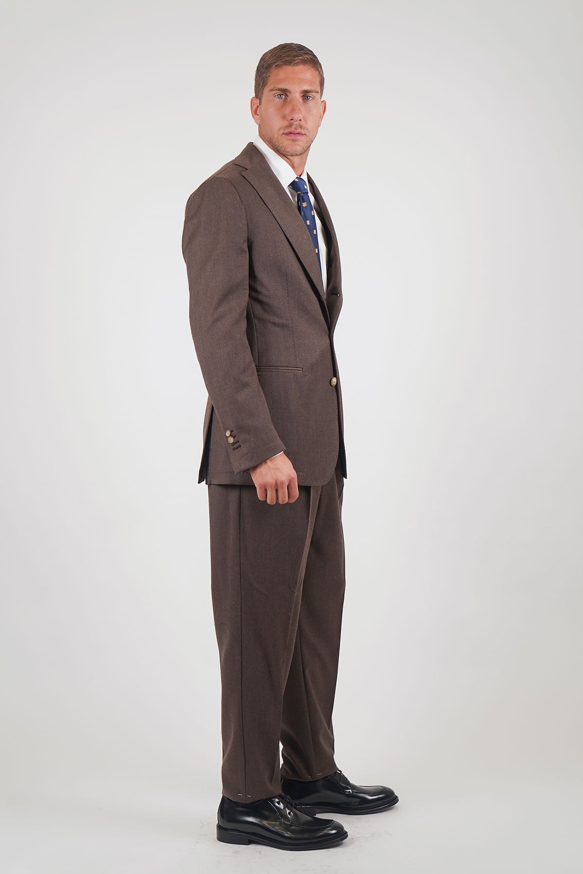 Pantalone KEGO Rifinito 2 Pinces - Tortora