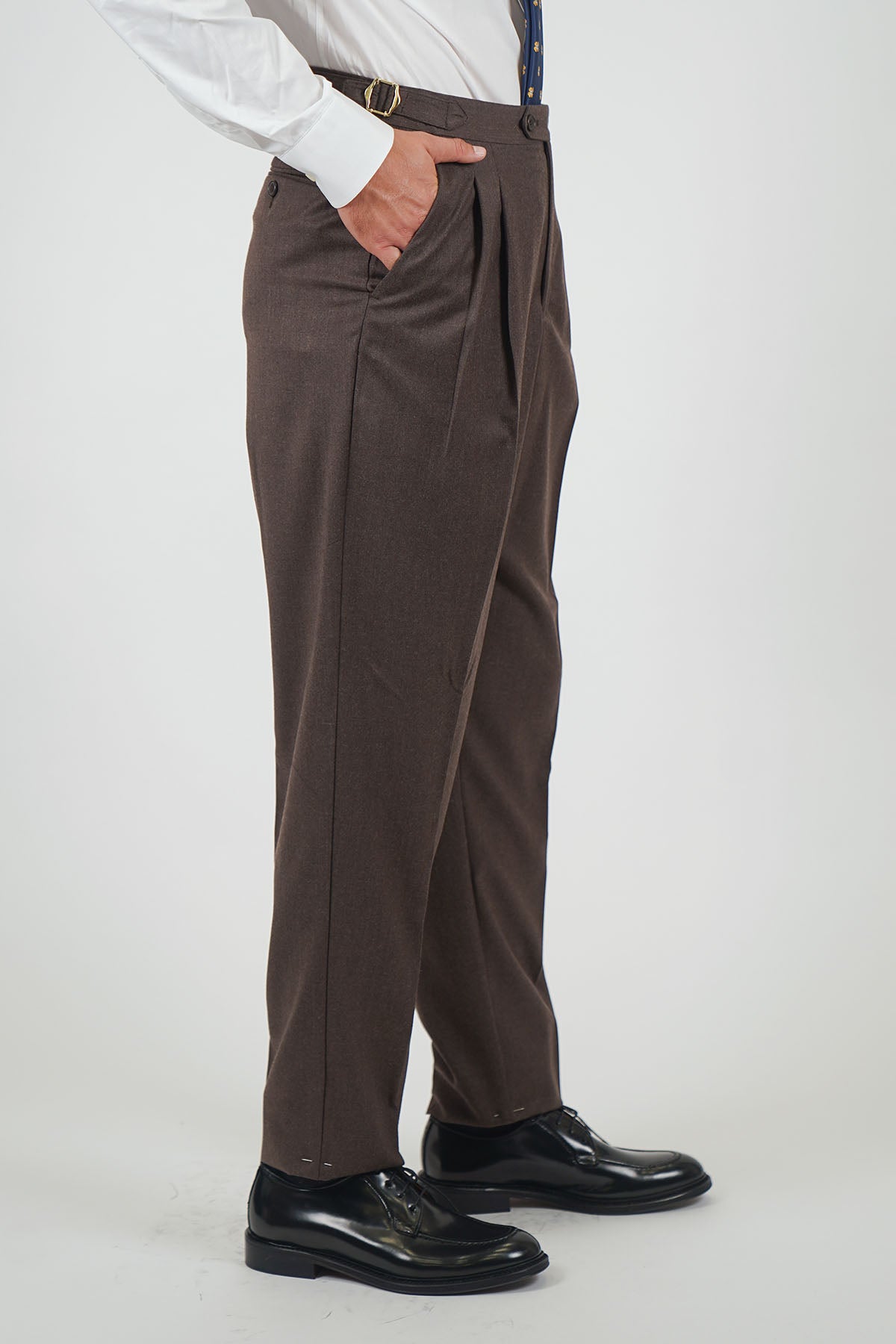 Pantalone KEGO Rifinito 2 Pinces - Tortora