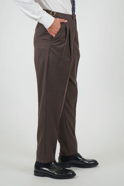 Pantalone KEGO Rifinito 2 Pinces - Tortora