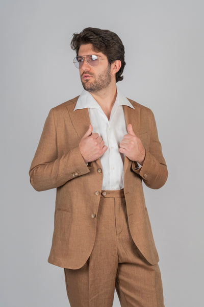 Giacca IZANAMI Rifinito - Lino Beige