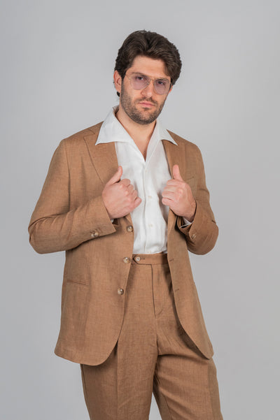 Giacca IZANAMI Rifinito - Lino Beige