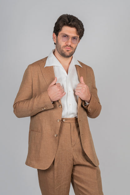 Giacca IZANAMI Rifinito - Lino Beige