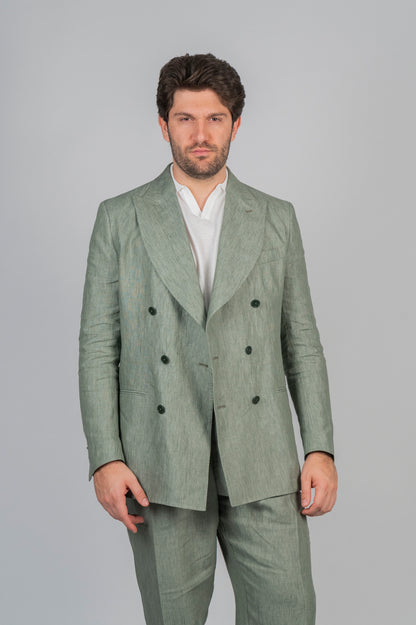 Giacca IZANAGI Rifinito - Lino Menta