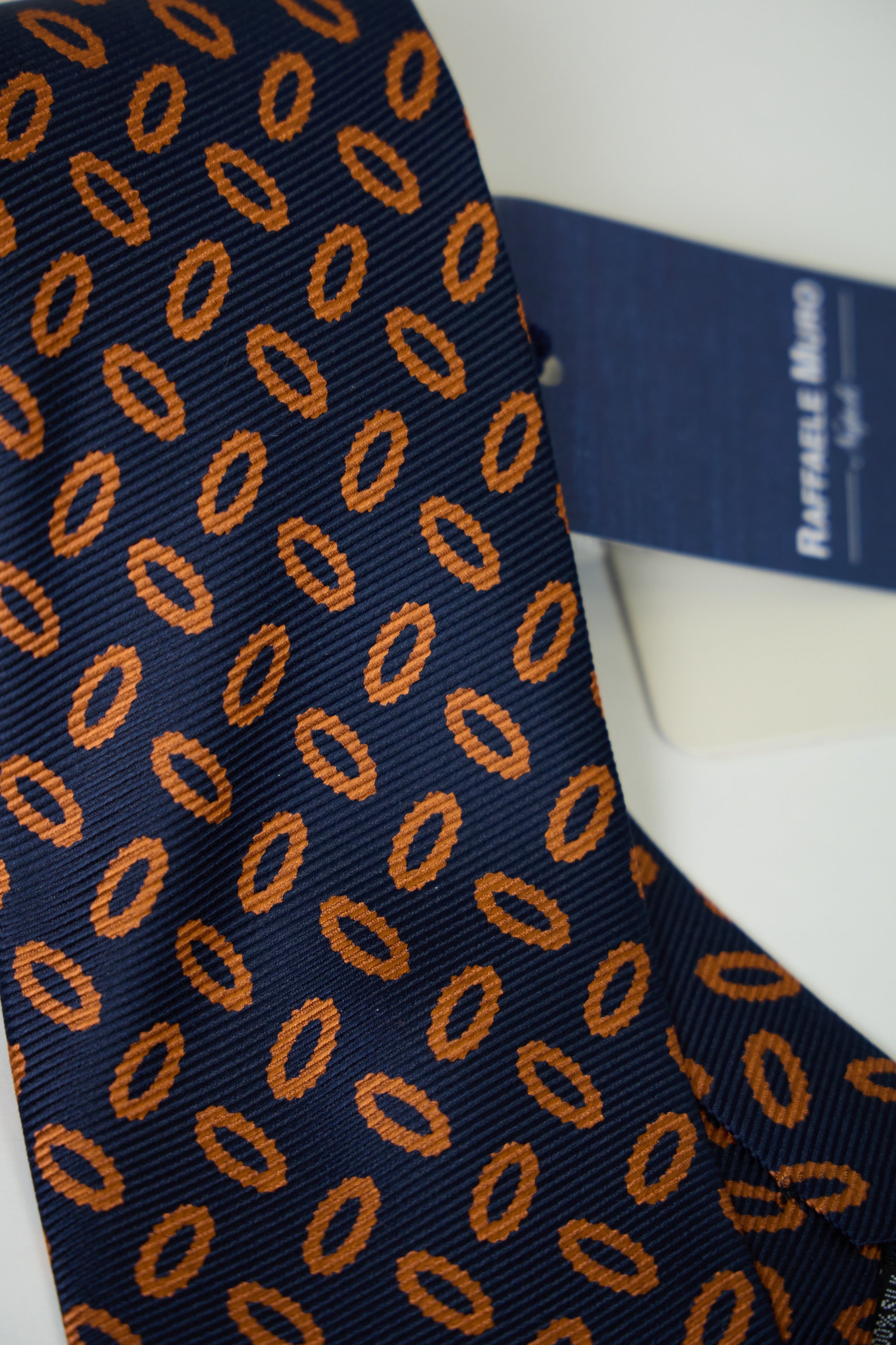 Cravatta RAFFAELE MURO Jacquard Seta 100% CM 8