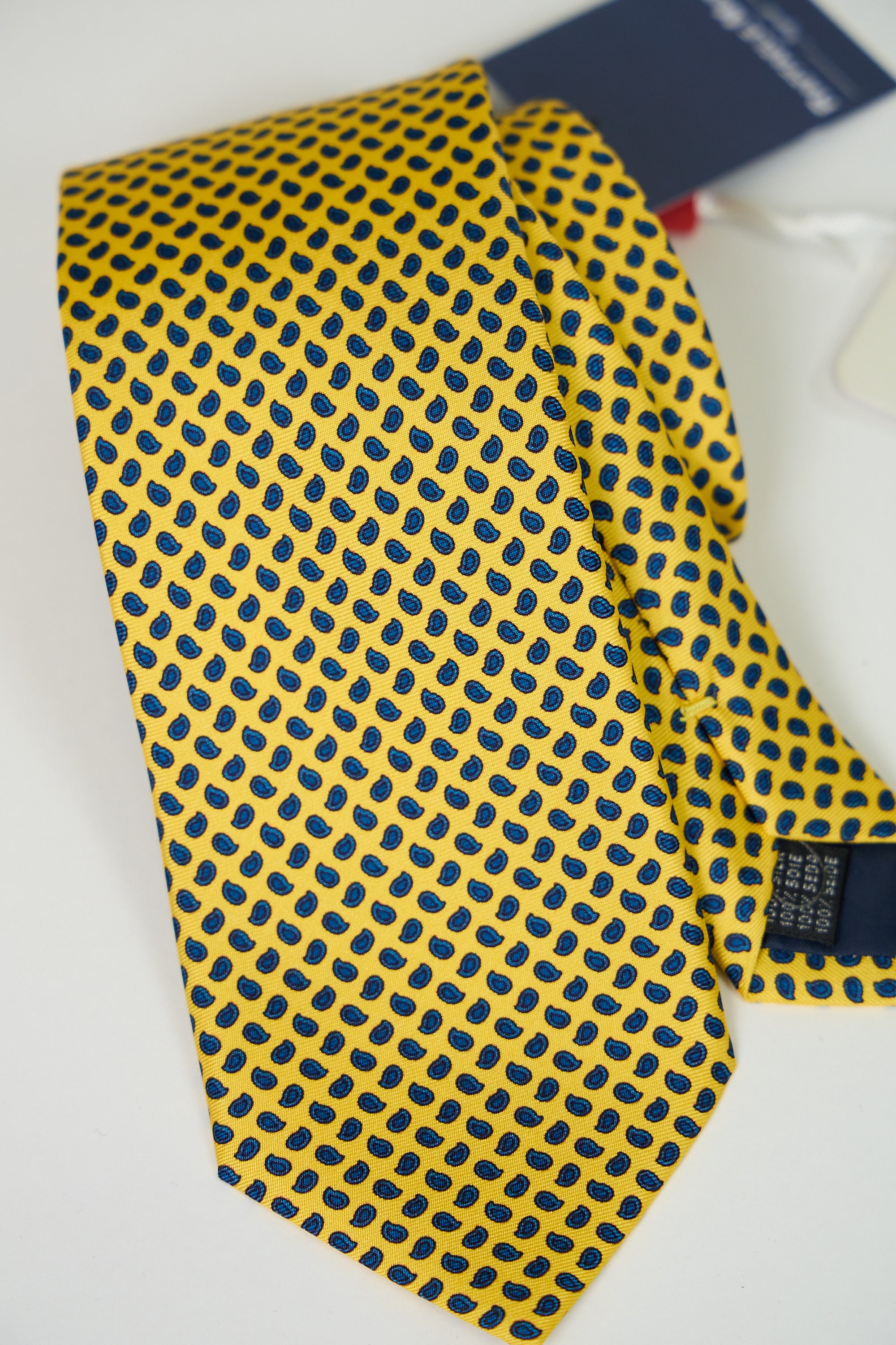 Cravatta RAFFAELE MURO Twill Stampato Seta 100% CM 8