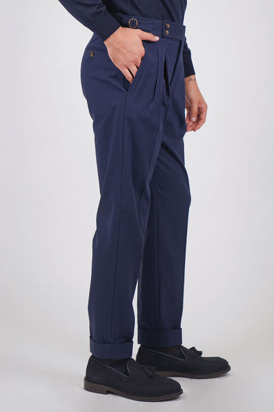 Pantalone MASAAKI - Blue Gessato