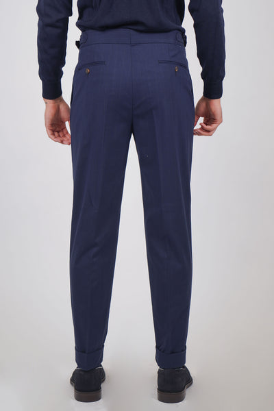 Pantalone MASAAKI - Blue Gessato