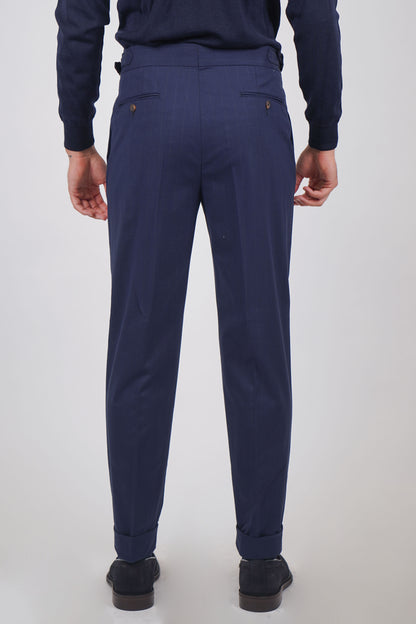 Pantalone MASAAKI - Blue Gessato