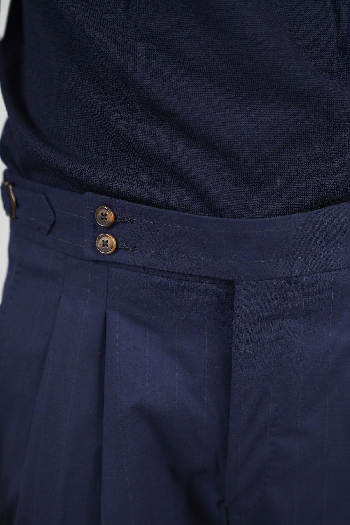 Pantalone MASAAKI - Blue Gessato