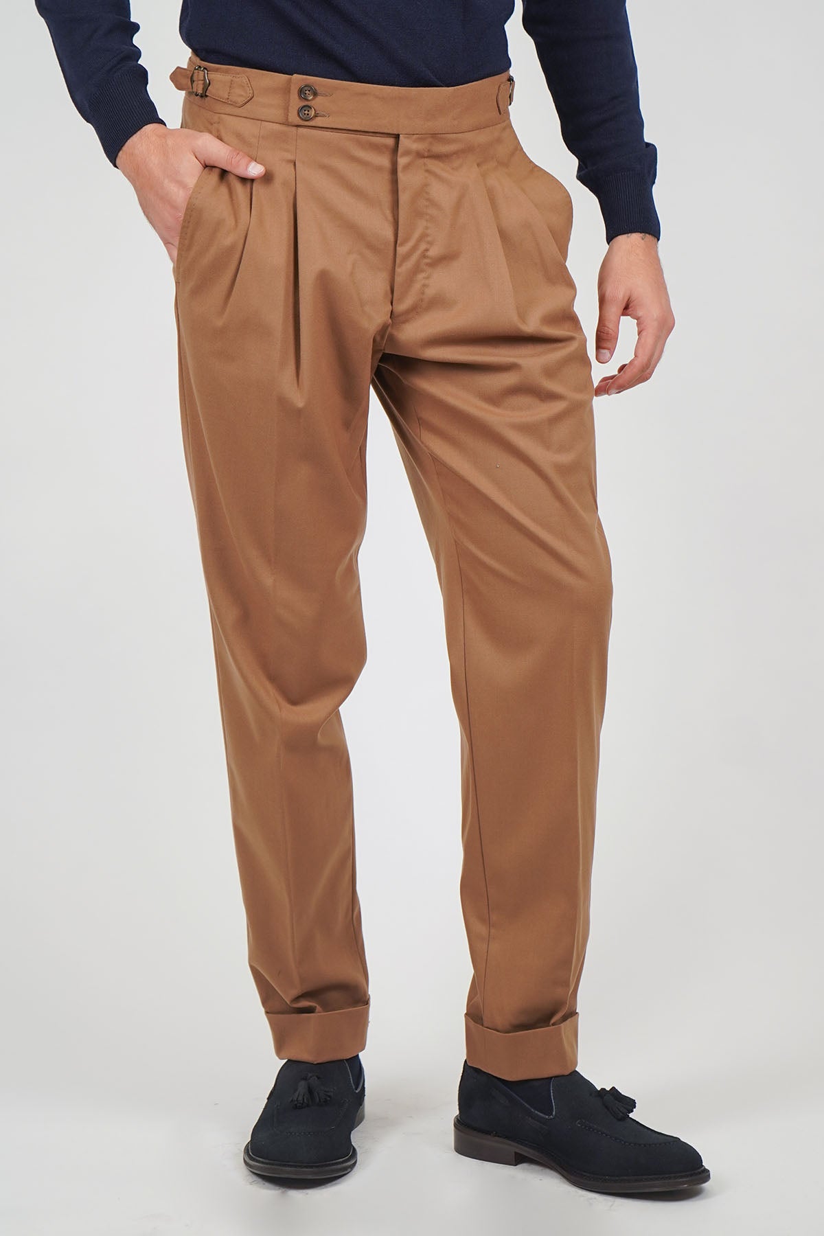 Pantalone MASAAKI - Tabacco