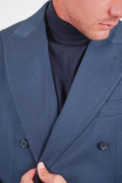 Giacca NAOYA due Petti - Blue Denim