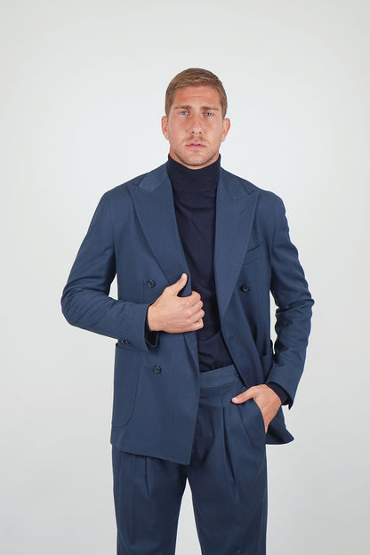 Giacca NAOYA due Petti - Blue Denim