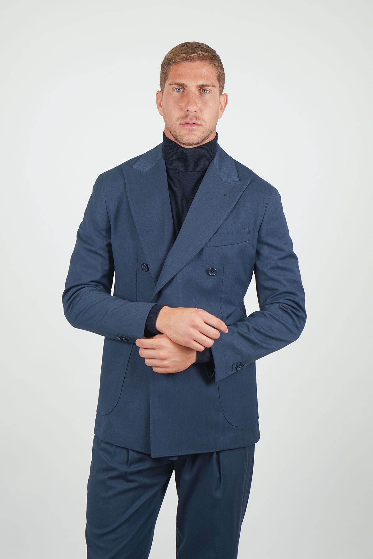 Giacca NAOYA due Petti - Blue Denim